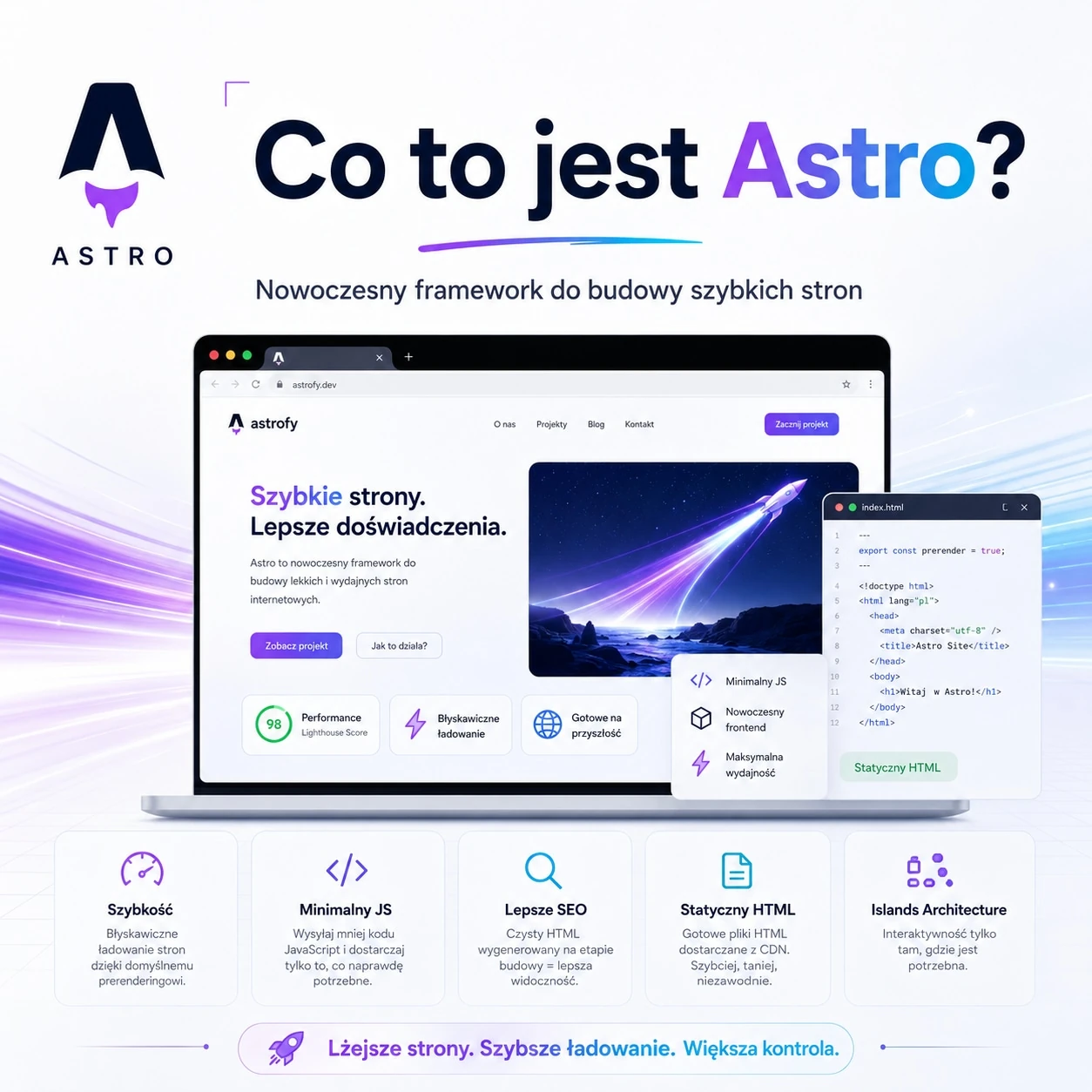 Co to jest Astro? Nowoczesny framework do budowy szybkich stron