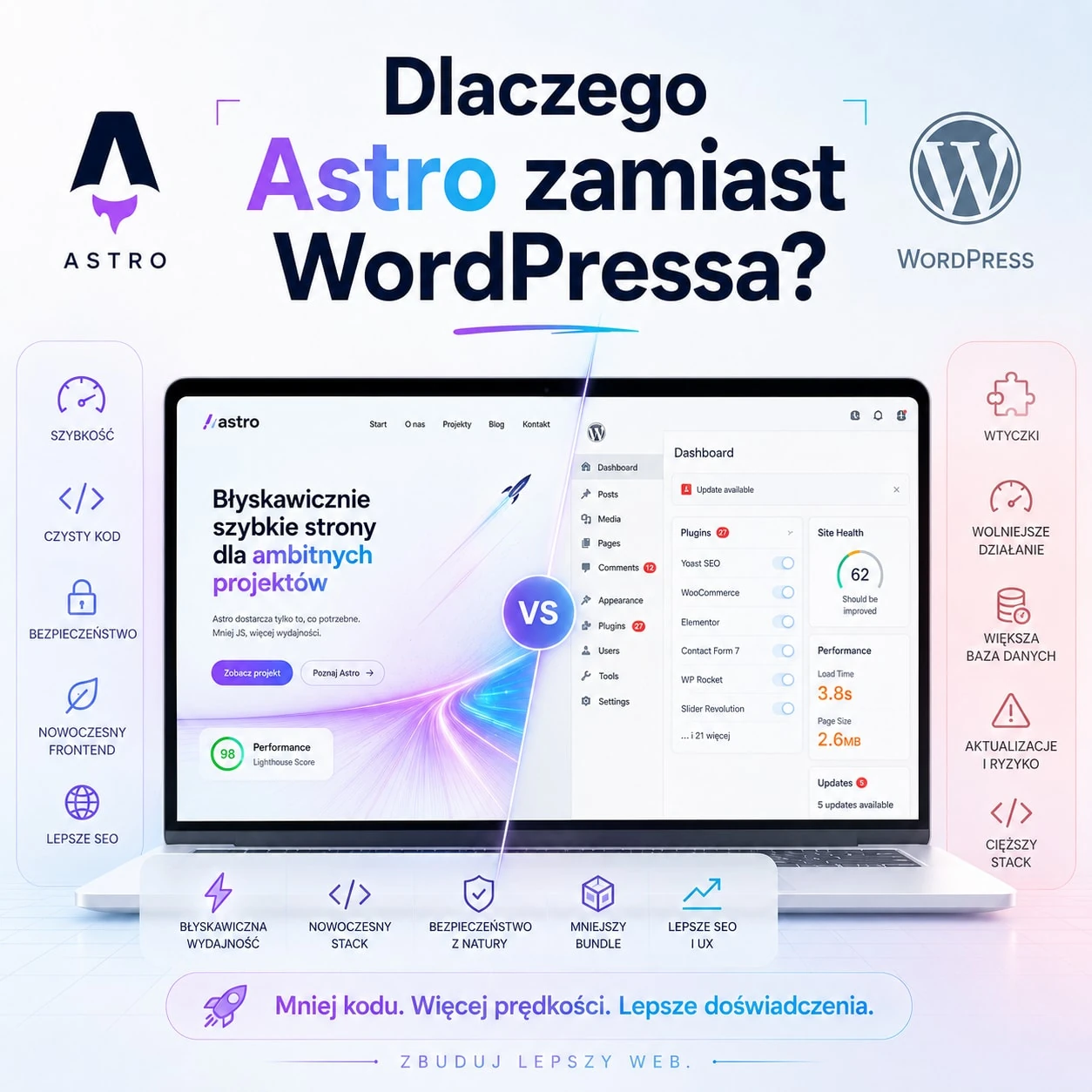 Dlaczego Astro zamiast WordPressa?